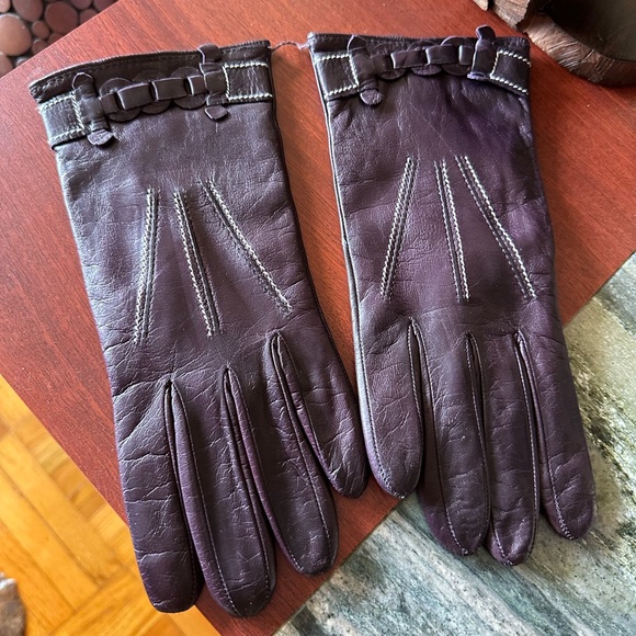 NWT PORTOLANO Italian LambskinLeather Cashmere lined Gloves s 8.Italy.Retail$150 - Picture 5 of 14